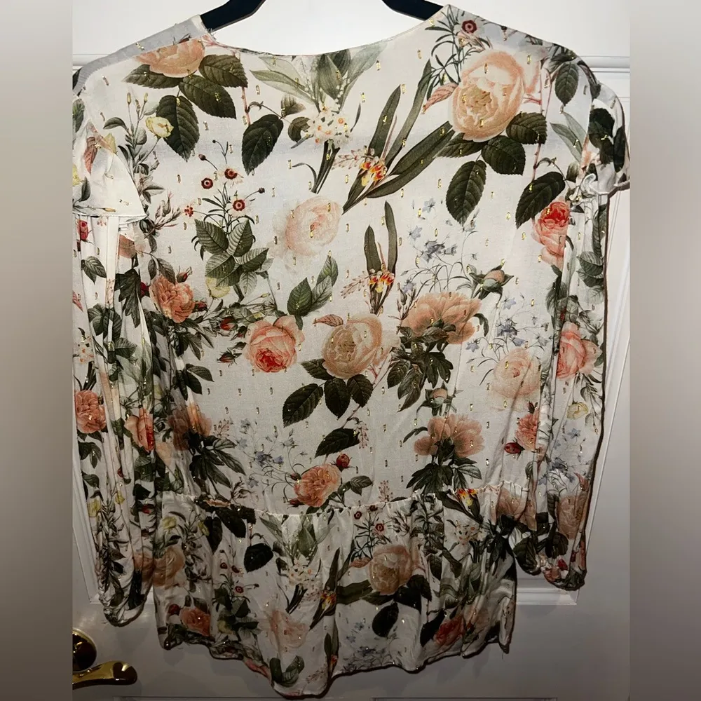 Zara floral boho top - Image 10