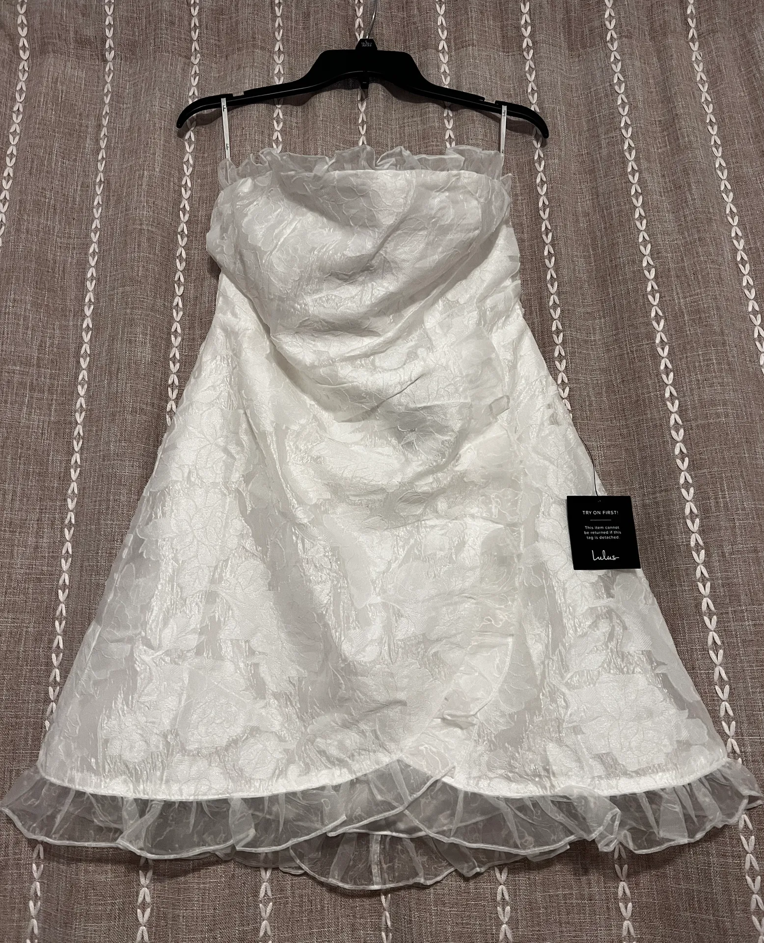 White Mini Dress - Image 3