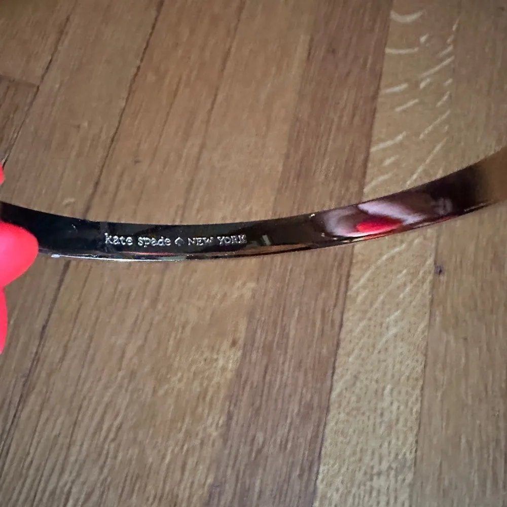 Kate Spade New York CREAM IVORY TAKE A BOW Gold CLASSIC Bangle Ribbon Bracelet - Image 7