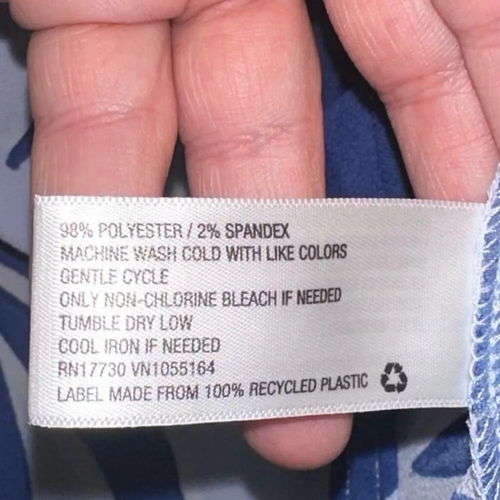 Merona Tropical Sleeveless Button Down Tunic - Image 4