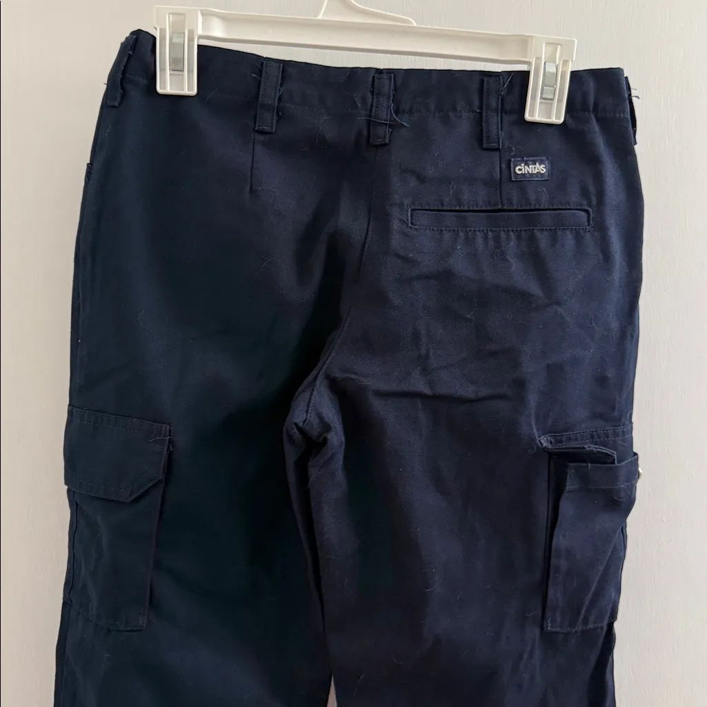 Cintas Navy Susan Fit Cargo Pants women’s size 2 reg: inseam 30” Blue - Image 3