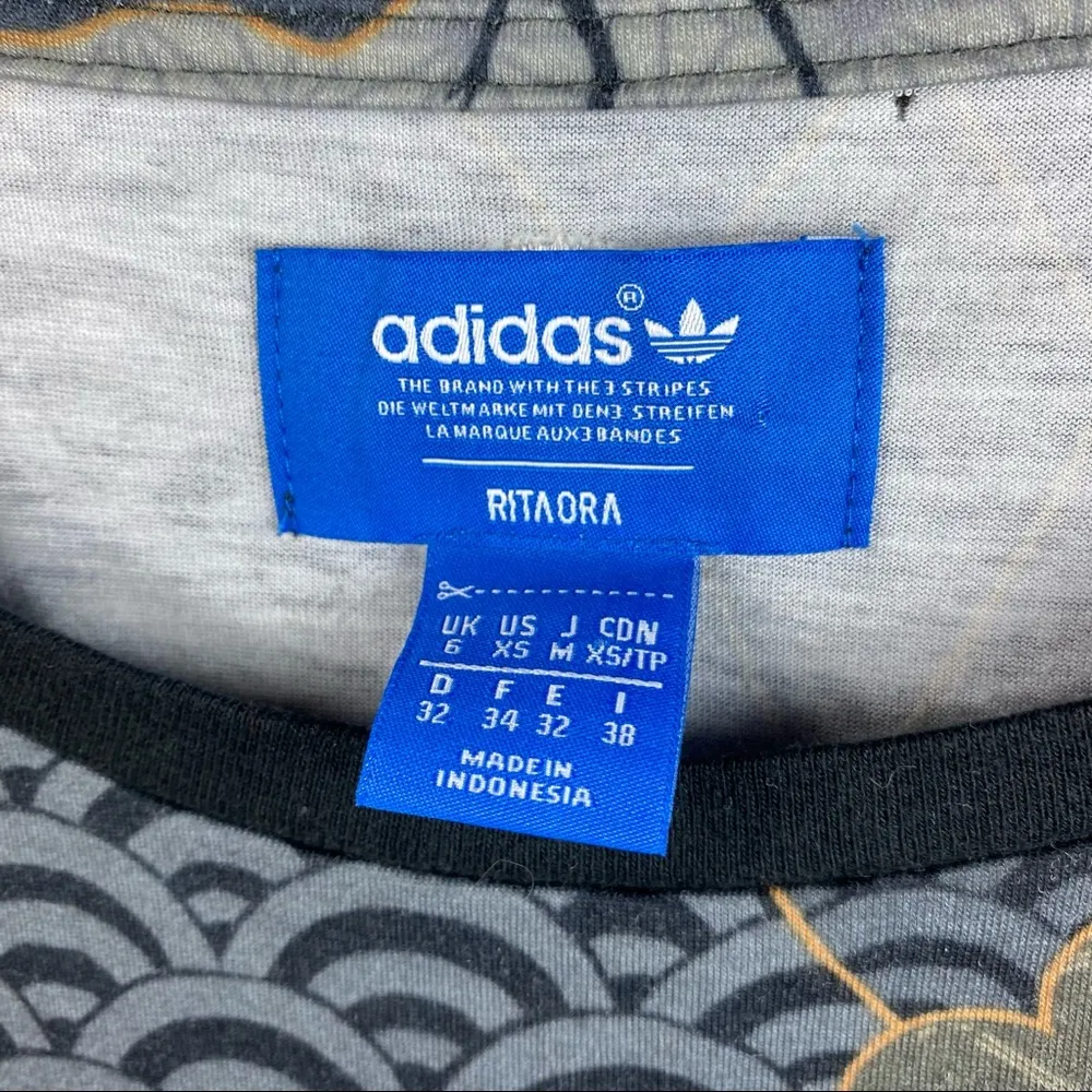 Adidas Rare Rita Ora Originals Kimono Print Tank - Image 4