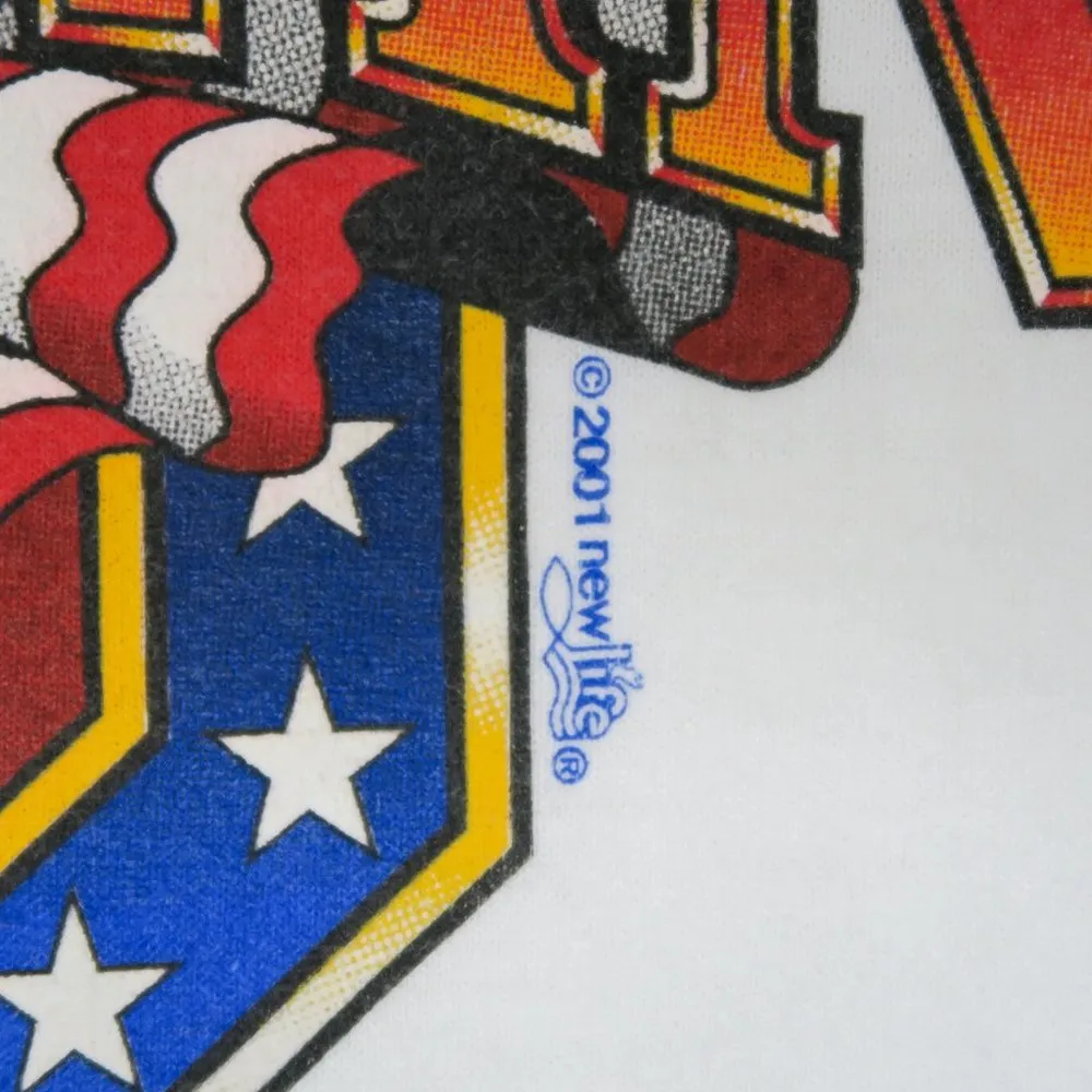 Vintage Y2K Proud to be American Bald Eagle Graphic T-Shirt - Image 3