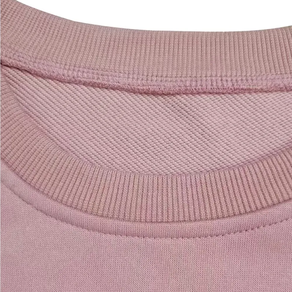 NEW Halloween Cat Pink Casual Crew Neck Sweatshirt Size L - Image 3