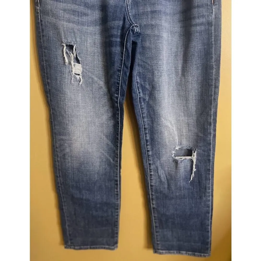 Banana Republic Women's Distressed Boyfriend Jeans Size 30L - Image 3
