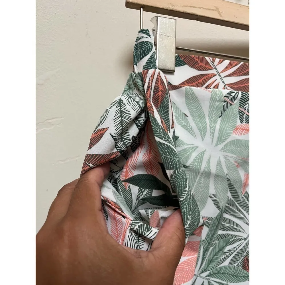 Anthony Richards Multicolor Tropical Floral Print Skort Size 0MP Green - Image 4