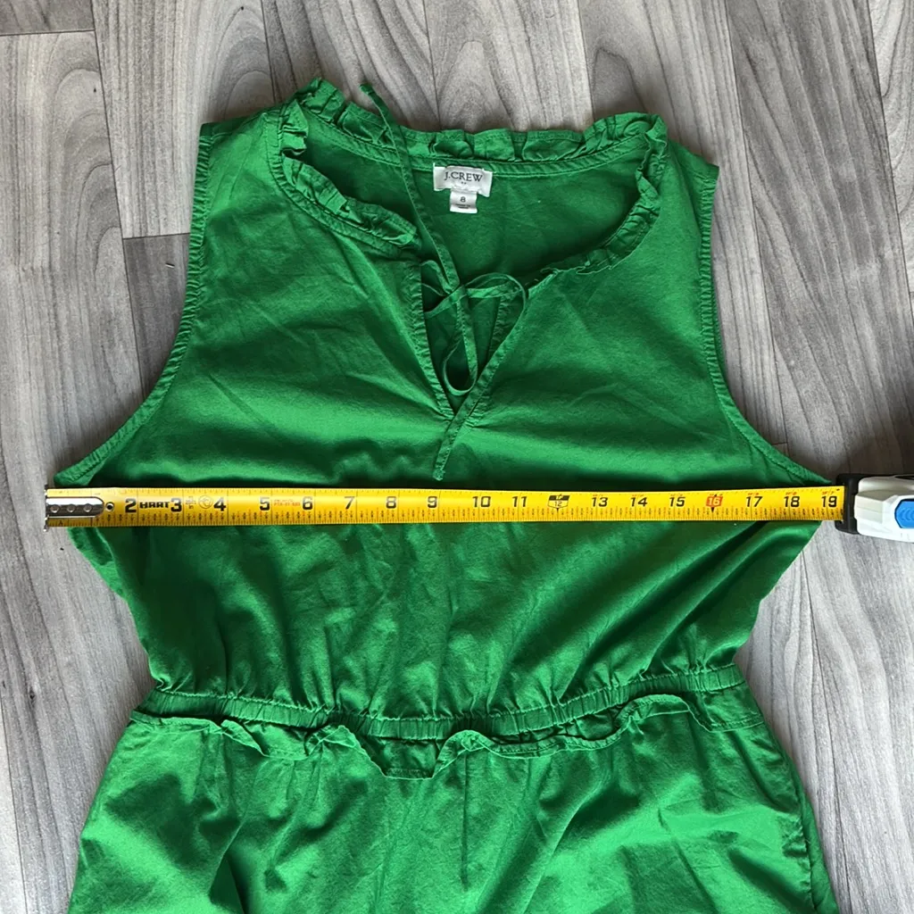 J. Crew Vibrant Green Midi Dress - Image 11