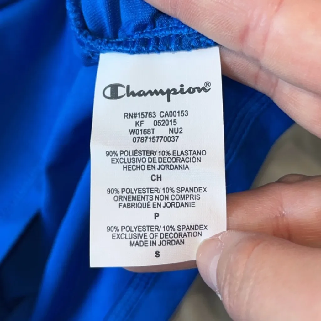 Champion Women’s Athletic Built in Padded Sports Bra Tank Cobalt Blue SIZE S - Image 5