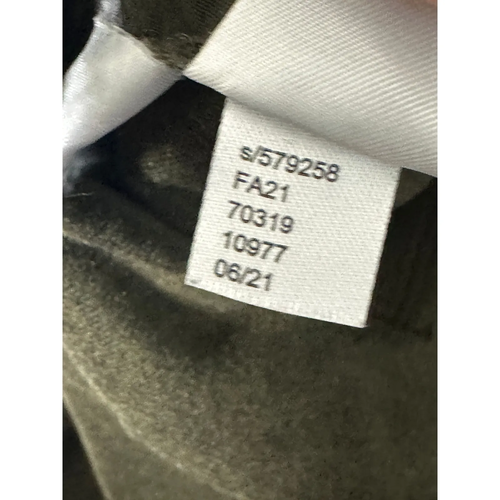 Loft Women Olive Green Flannel Pull On Tapered Pants Stretch Waist Size M Career - Image 9