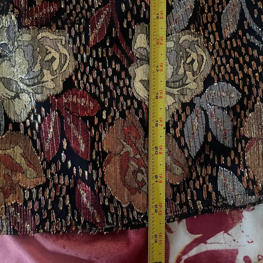 Rebecca Taylor Women's Sleeveless Floral Rose Clip Sleeveless Keyhole Top Size 2 - Image 7