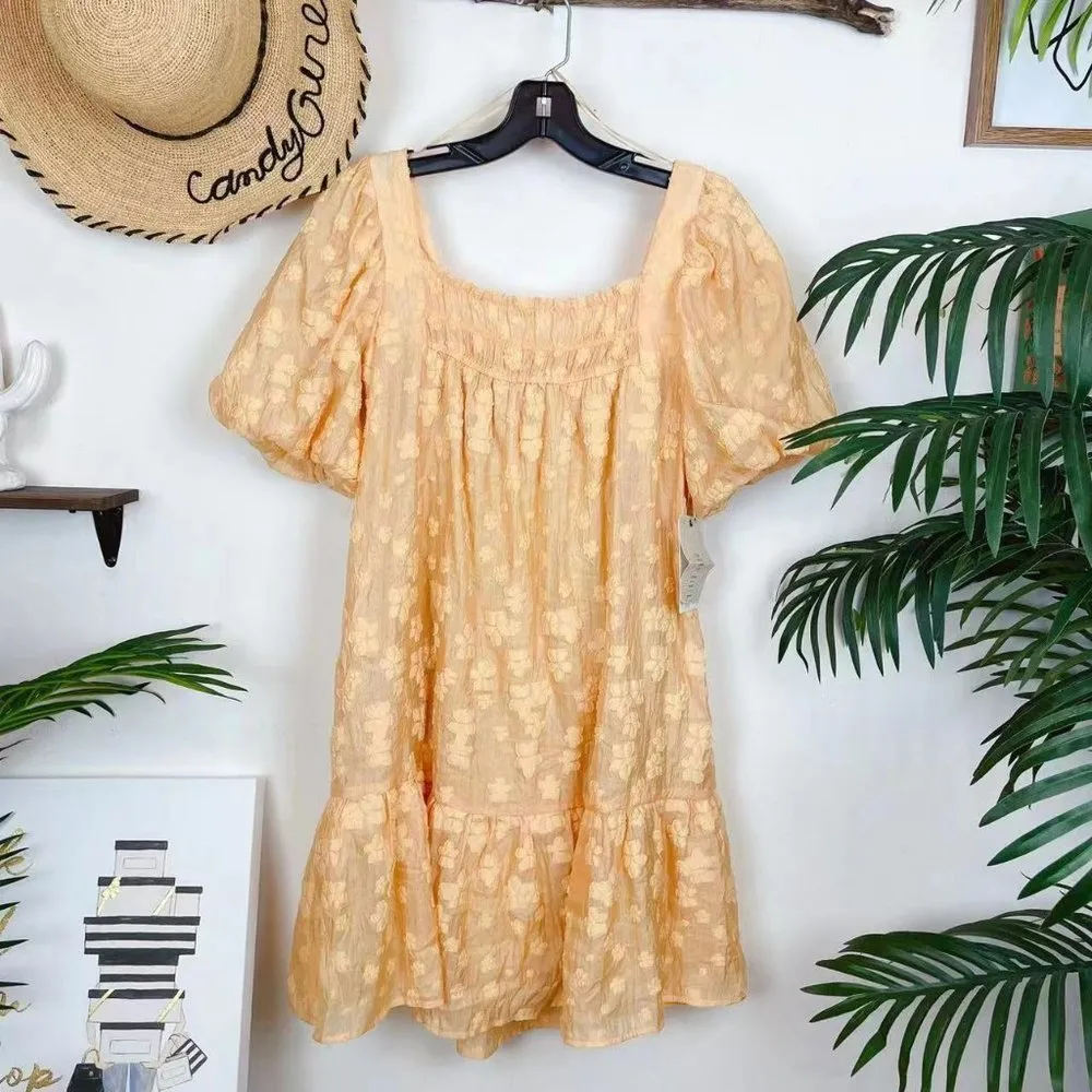 Moon River  Back Button Tiered Mini Dress - Image 4