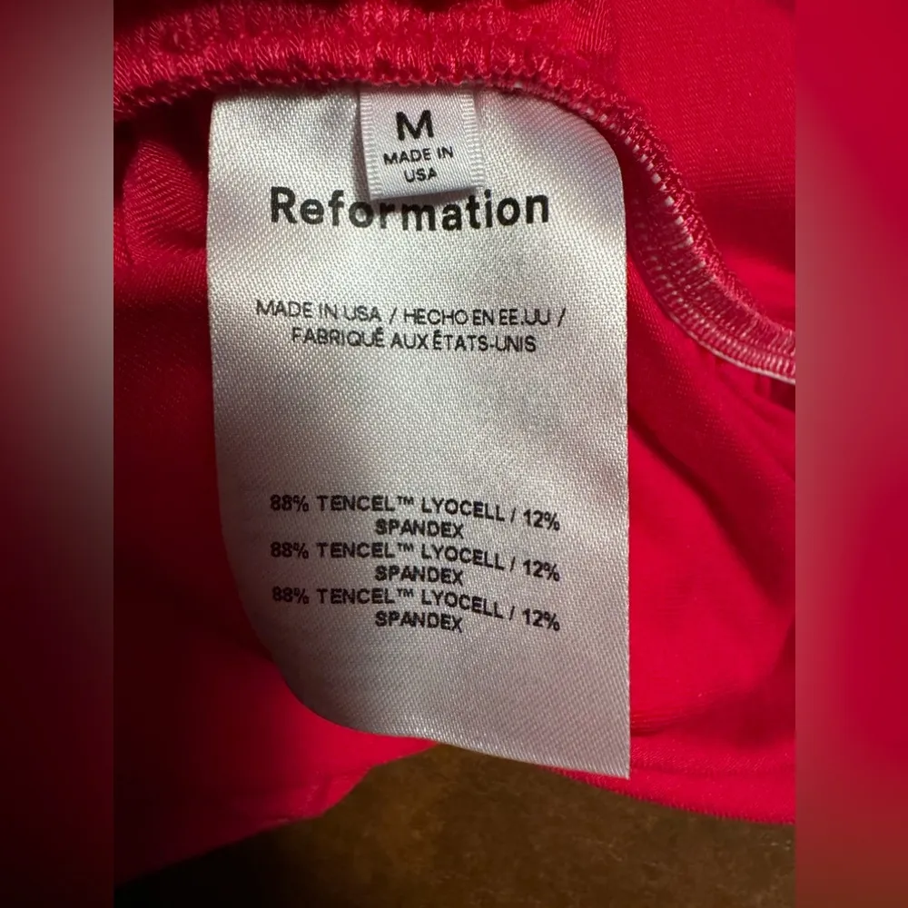 Reformation Raydon Tencel® Lyocell Blend Body-Con Minidress Size Medium (new) - Image 4