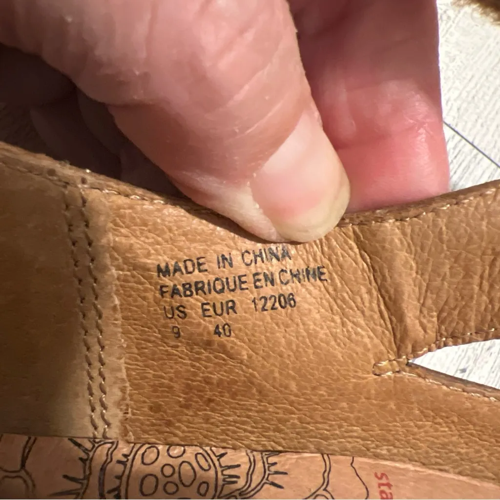 Taos Samba Mary Jane Shoes Women's Size 9 Brown Low Heels Pumps Comfort Work - Image 10