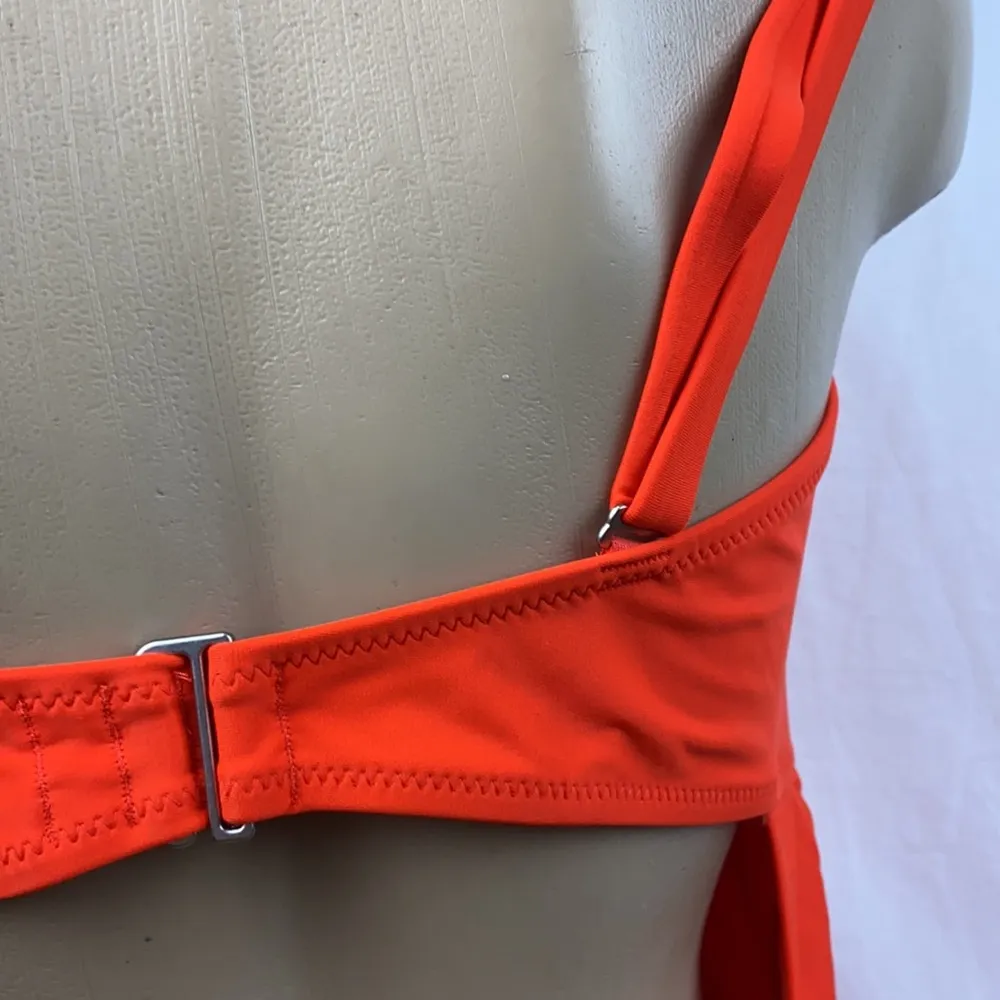 Old Navy Orange 1 Piece Cutout Swim Bathing Suit XL NEW - Image 6
