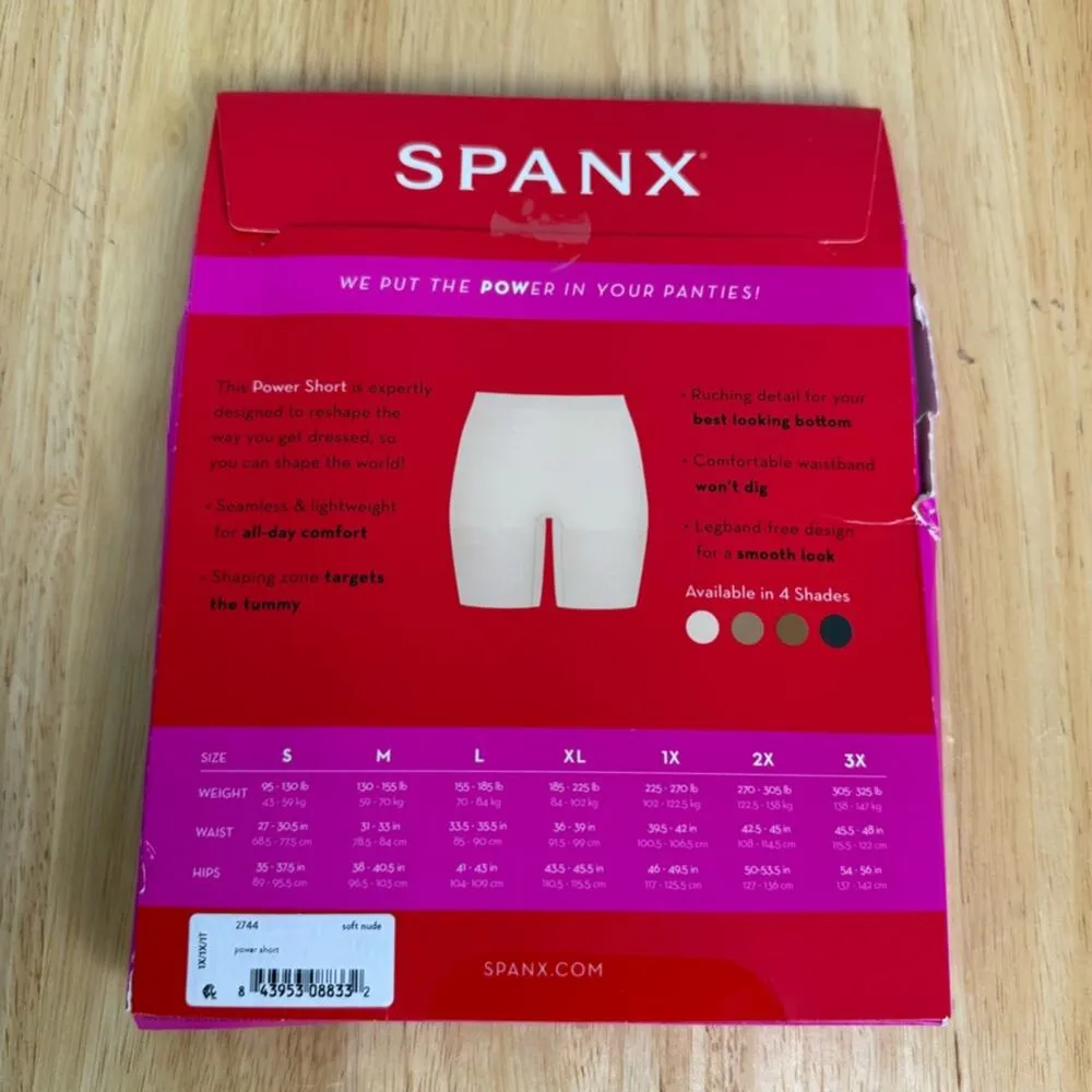 Spanx Shaper Short Soft Nude Size 1X - Image 2