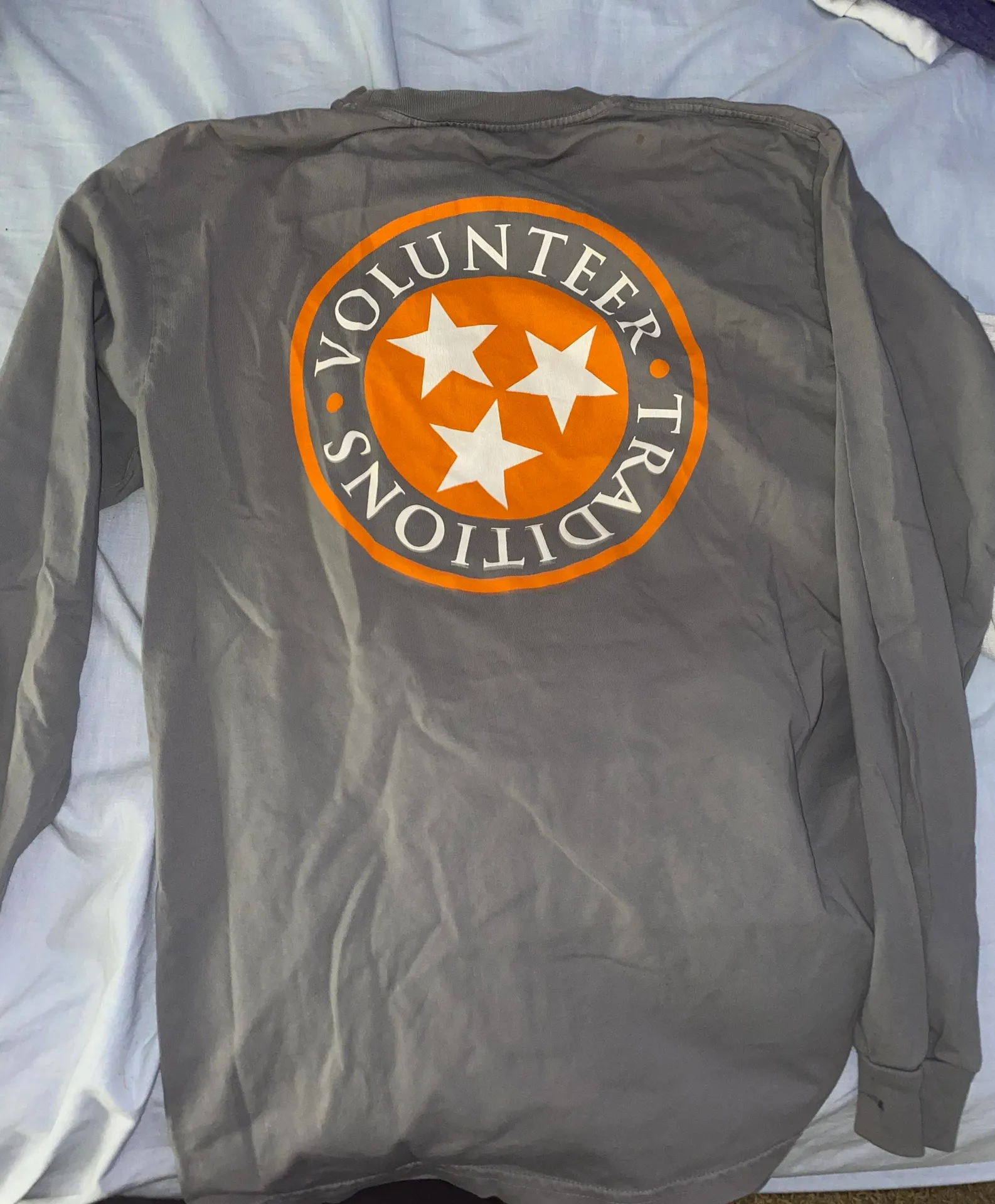 Tennessee Vols Shirt Gray Size M - Image 2