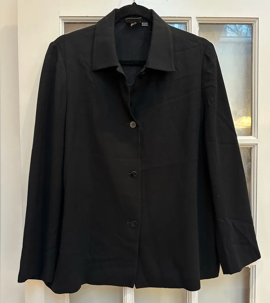 Vintage Country Road Black Lightweight Blazer Jacket Career Women’s Size 10 - Image 1