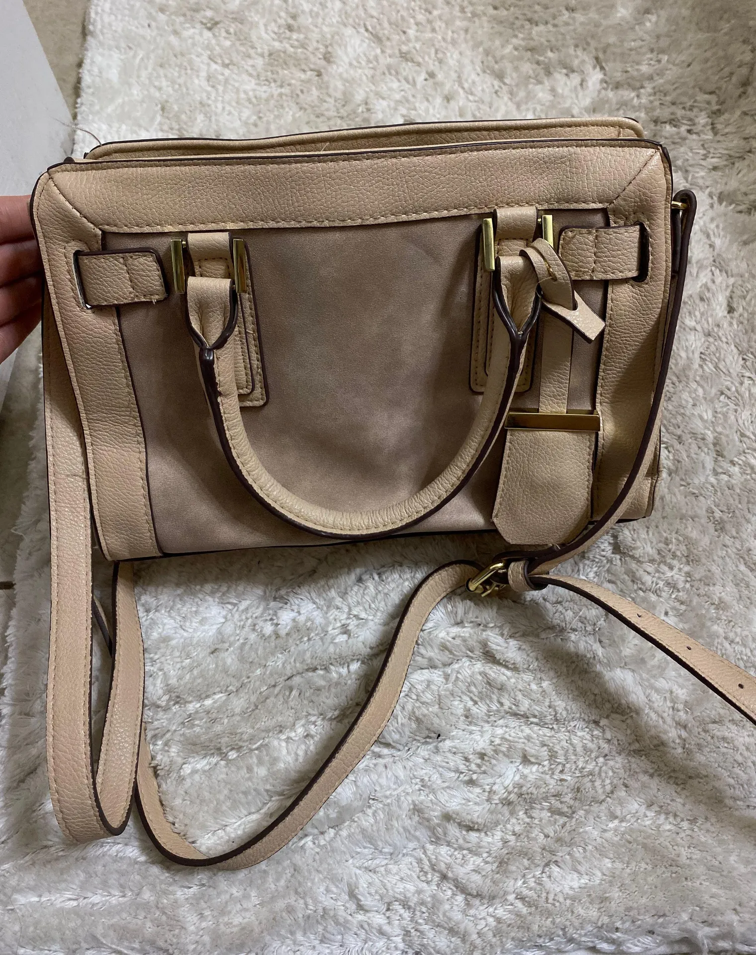 Beige Small Crossbody - Image 2