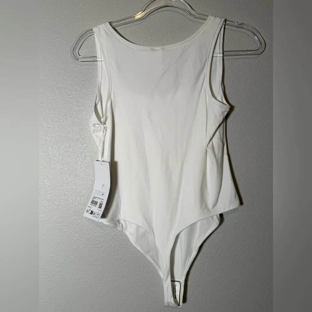 Wundermost Ultra-Soft Nulu Square-Neck Sleeveless Bodysuit large nwt dust mark - Image 6