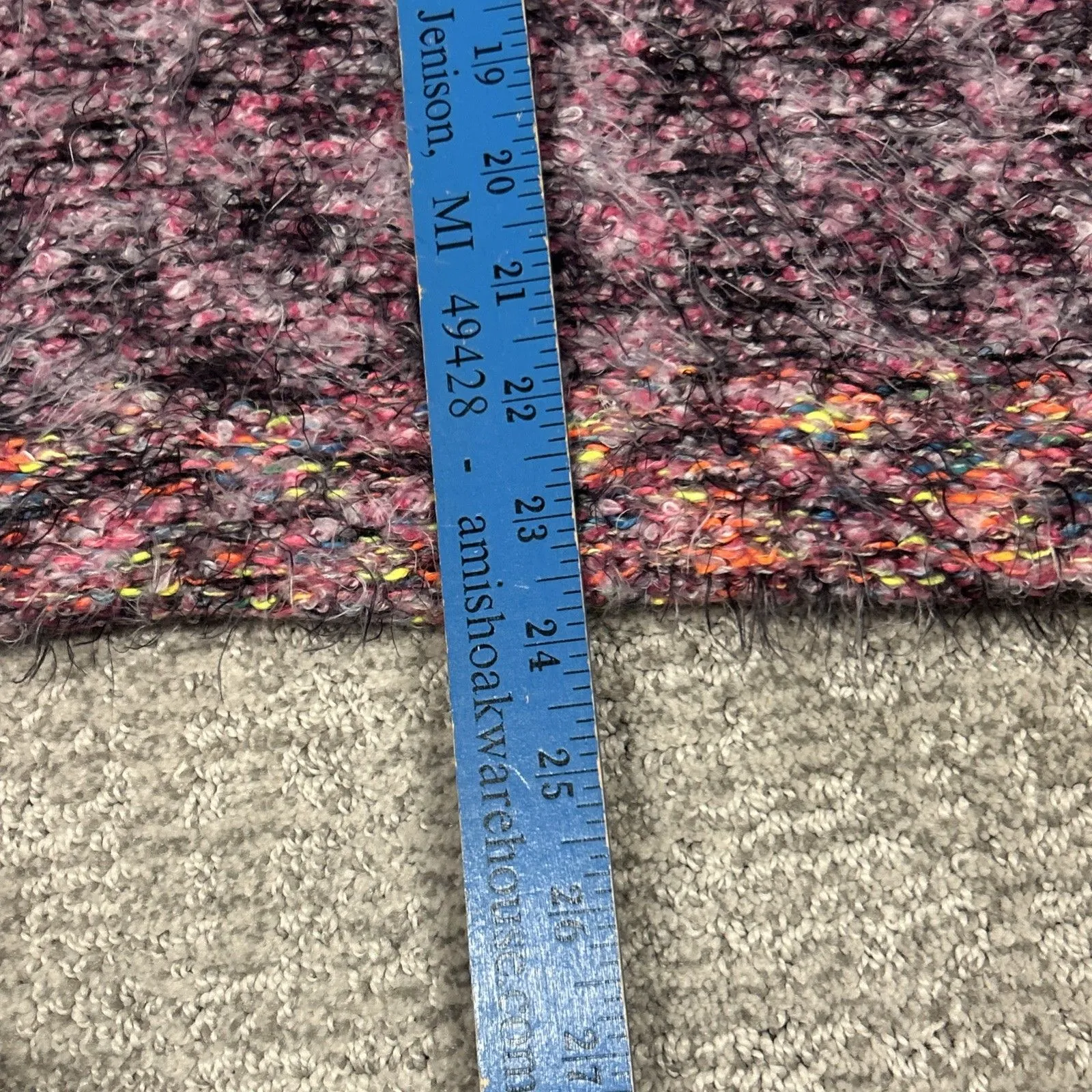 Free People Stellar Sweater Small Pullover Oversized Fuzzy Button Collar Slouchy - Image 10