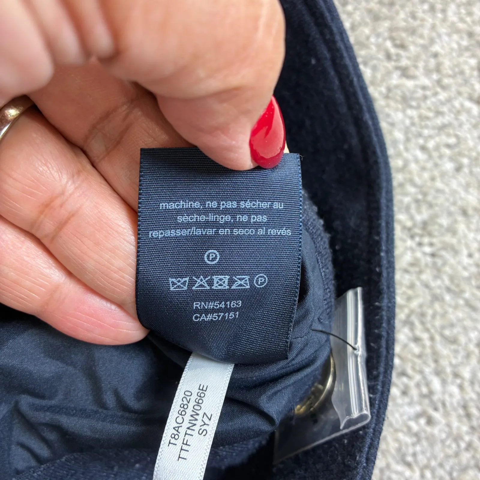 Tommy Hilfiger Navy Blue Military Style Blazer Jacket Womens 12 Sailor Career - Image 8