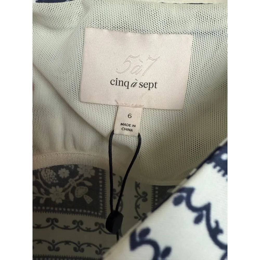 Cinq a Sept Minella Bandana Dress Sz. 6 - Image 7