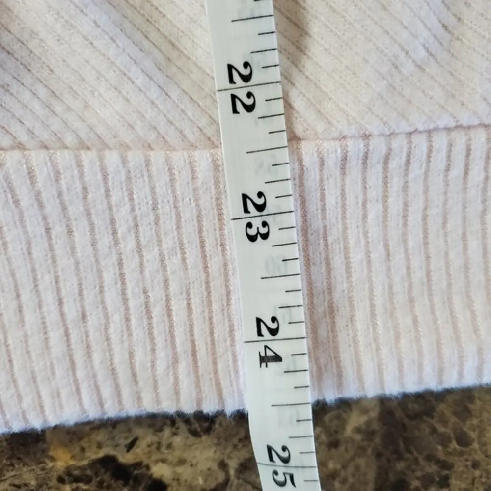 𝅺Philosophy light pink LARGE v neckline bat wing long sleeve knit Sweater - Image 6