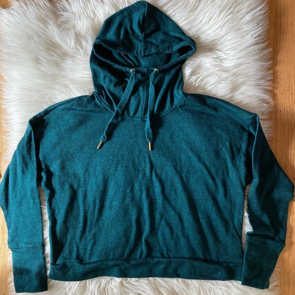 Old Navy sweater-knit pullover hoodie - Image 2
