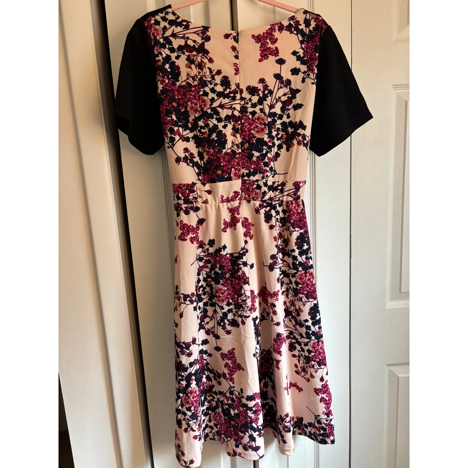 Lane Bryant Floral Color Block Fit & Flare Dress – Size 14/16 – NWT – MSRP $80 - Image 7