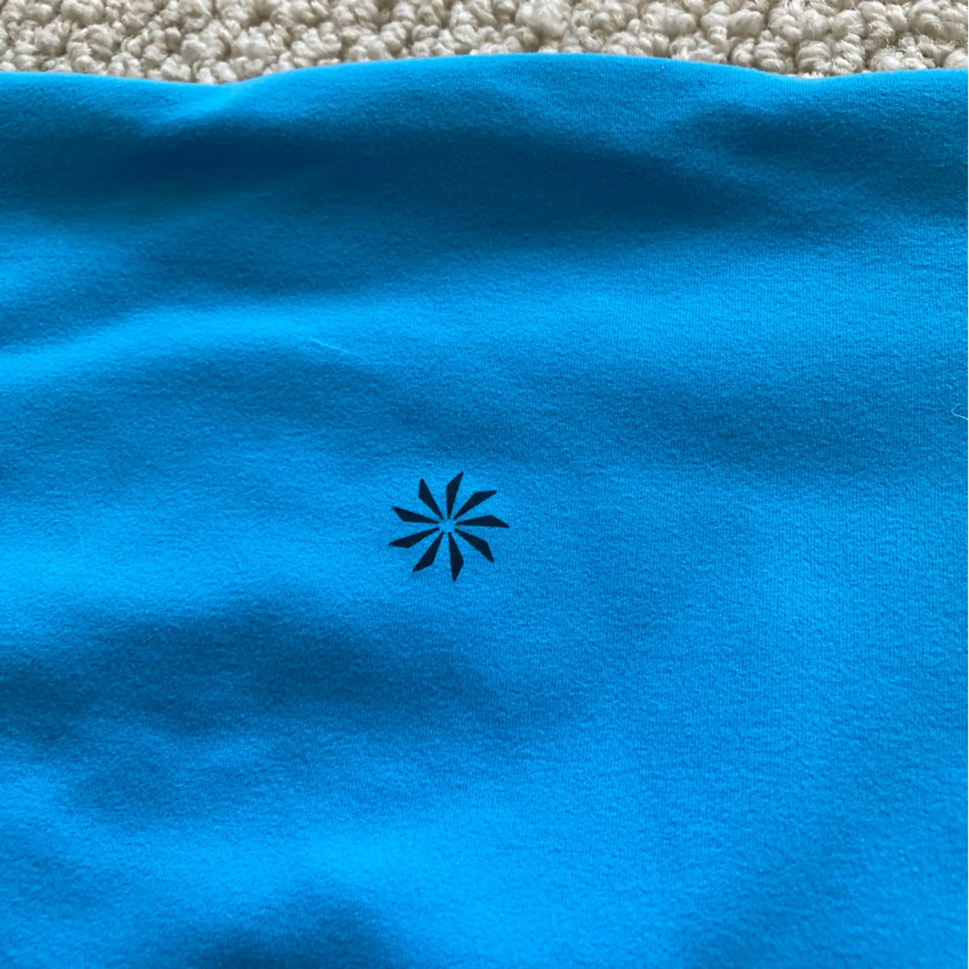 ATHLETA Ultra High Rise Elation 7” Short Size Small Blue Biker Fitted VEUC - Image 8