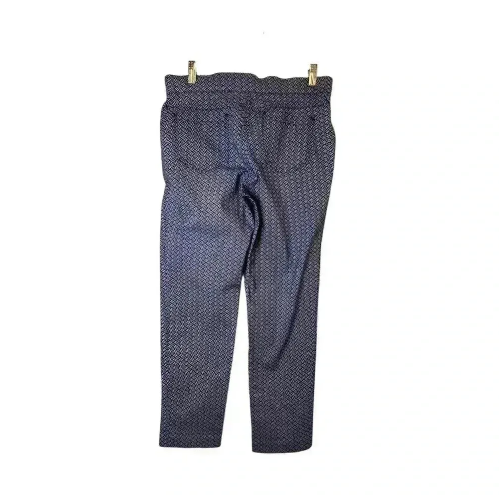 89th & Madison Women's M Geometric Print Blue Dress Pants Casual Size M - Image 9