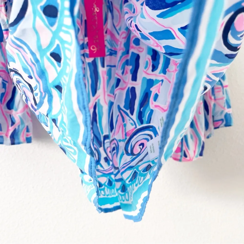 Lilly Pulitzer Nevie Off Shoulder Reel Nauti Blouse - Image 4