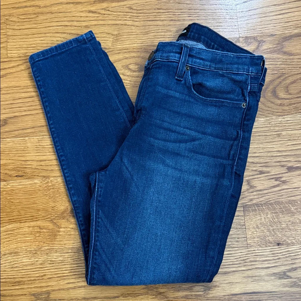 Hudson Natalie Mid Rise Ankle Super Skinny Jeans Dark Wash Size 32 - Image 8