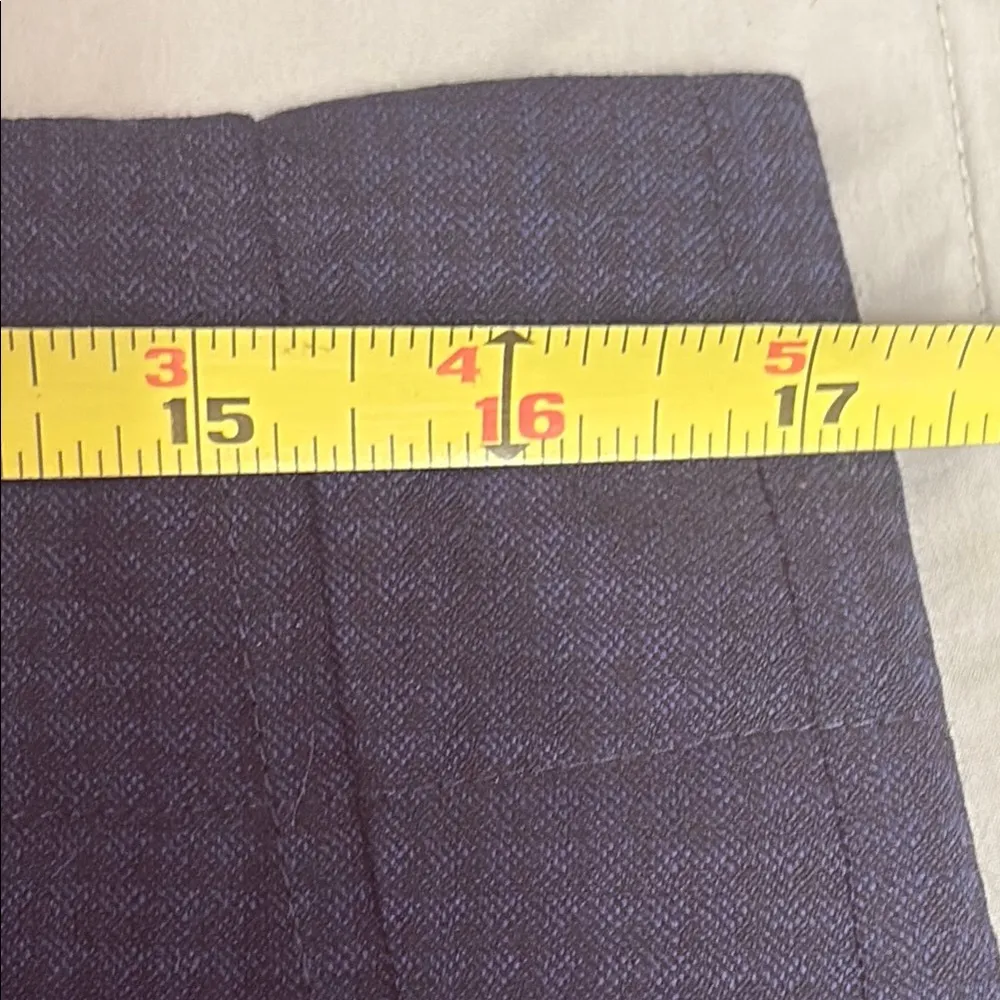 Isabel Etoile‎ Marant Checkered Wool  Blue and Black Size Fr 42 US 10 Small Flaw - Image 7