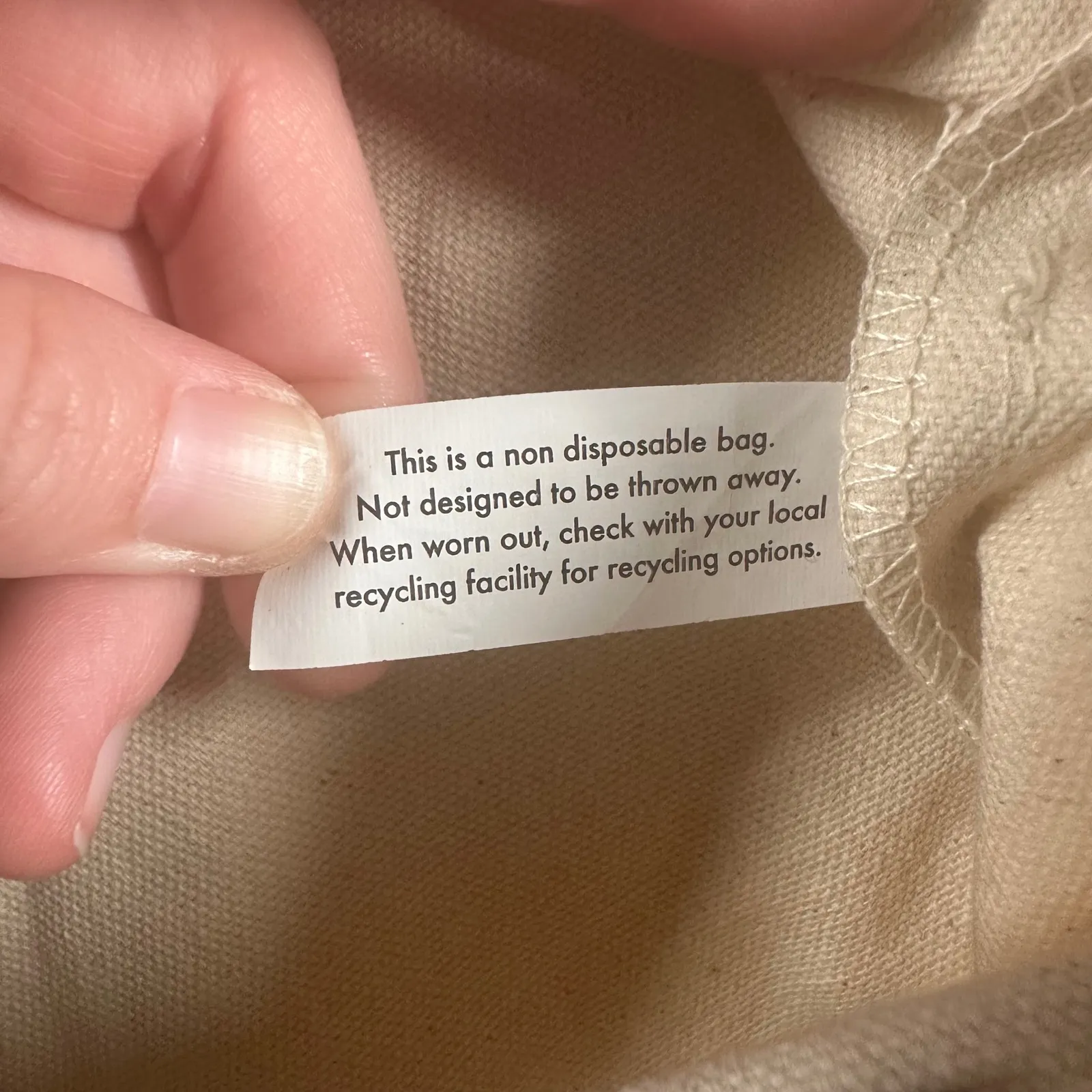 Faherty Canvas Tote Bag Beach Sun Wave Logo Navy‎ Bottom Reusable Grocery - Image 4