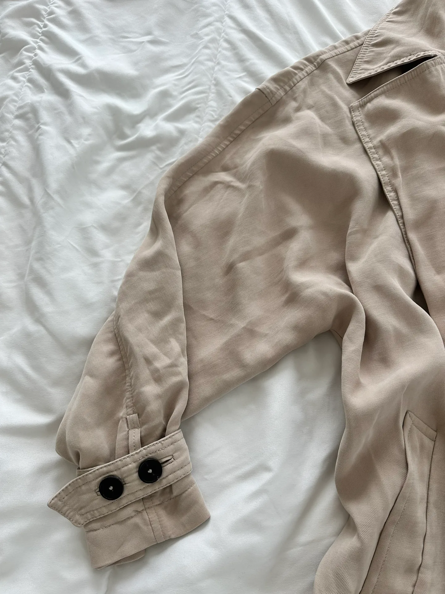 Beige Trench Coat - Image 3