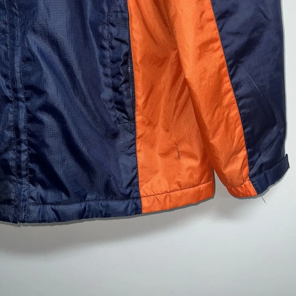NFL Denver Broncos Womens Jacket Size XL Navy Orange Zip Up Fleece Lined Flaw - Image 3