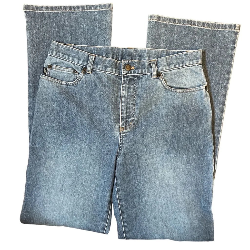 Lauren Ralph Lauren Light wash high rise high waist wide leg Jean - Image 2