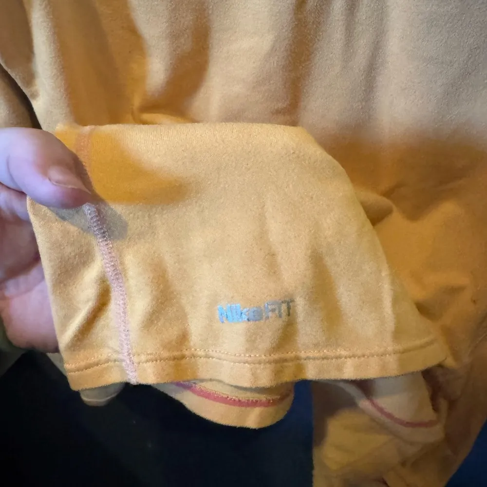 Nike Fit Dry Golden Orange Quarter-Zip Top - Image 2