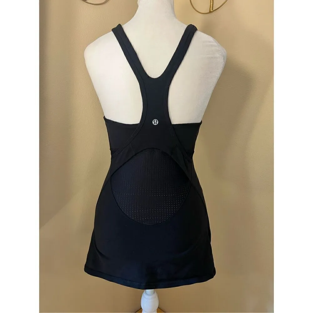 Lululemon  Black Crossback Athletic Tank Top Size 6 - Image 2