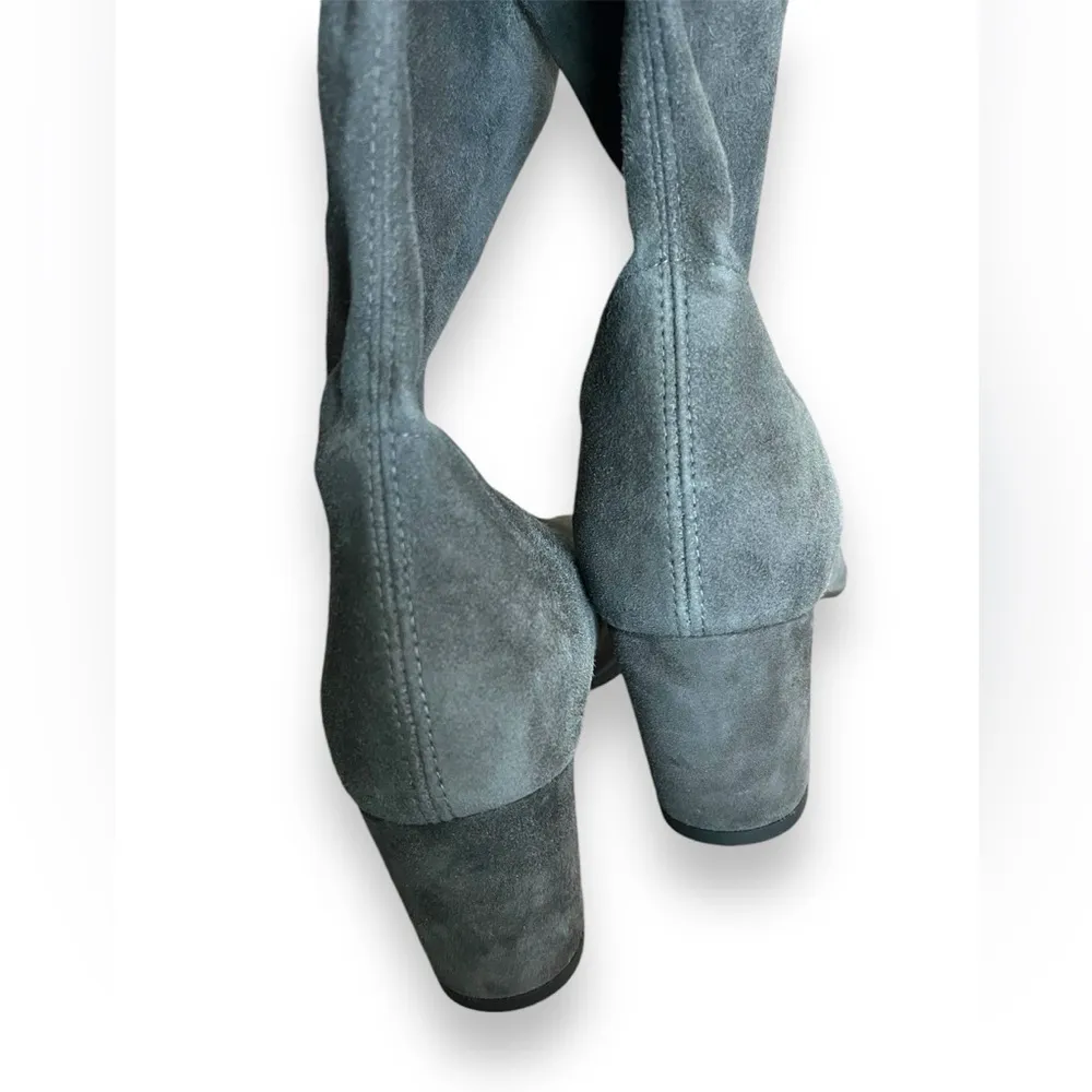 Stuart Weitzman Keenland Women's Knee High Boots Grey Suede - Image 4