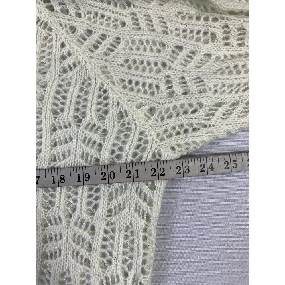 Roz & Ali Women's White Knitted Top - Image 6