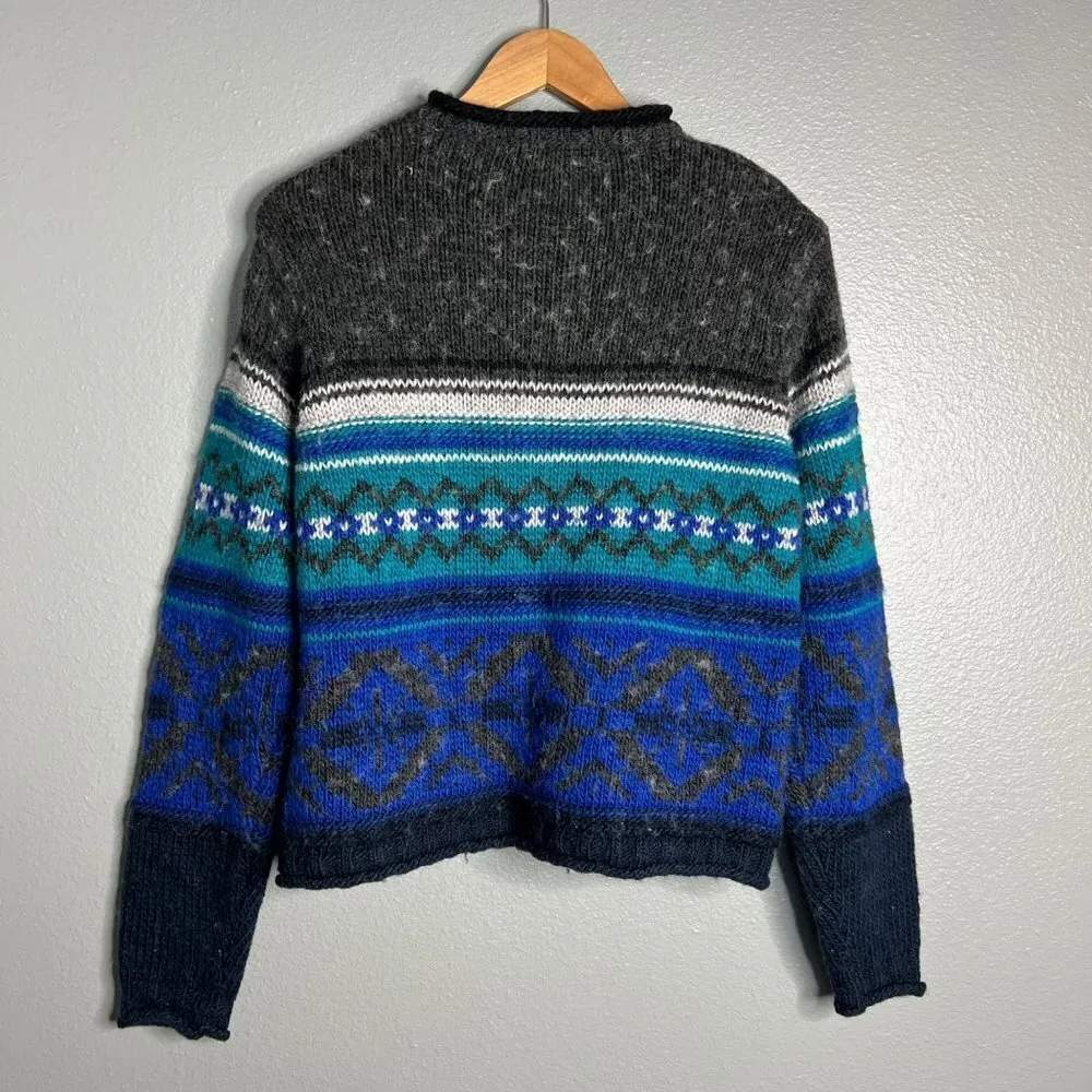 Vintage Marsh Landing Women's Large Acrylic Wool Blend Chunky Pullover‎ Sweater - Image 7