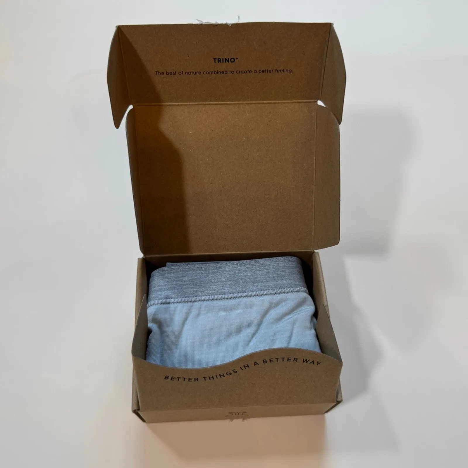 New in Box Allbirds Trino Bralette in Color Peppercorn Size XL - Image 5