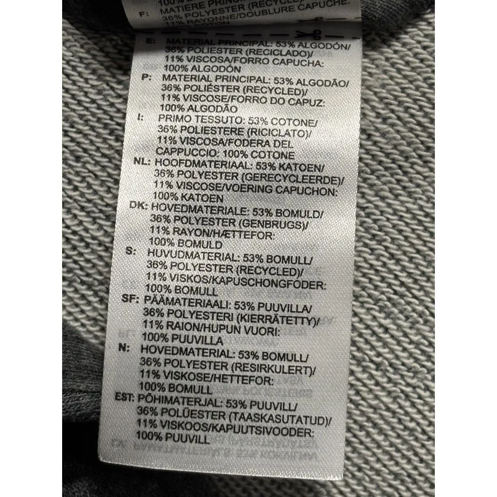 Adidas Gray/Pink Zip Up Athletic Jacket Size Large (16-18) Pockets Logo‎ - Image 4