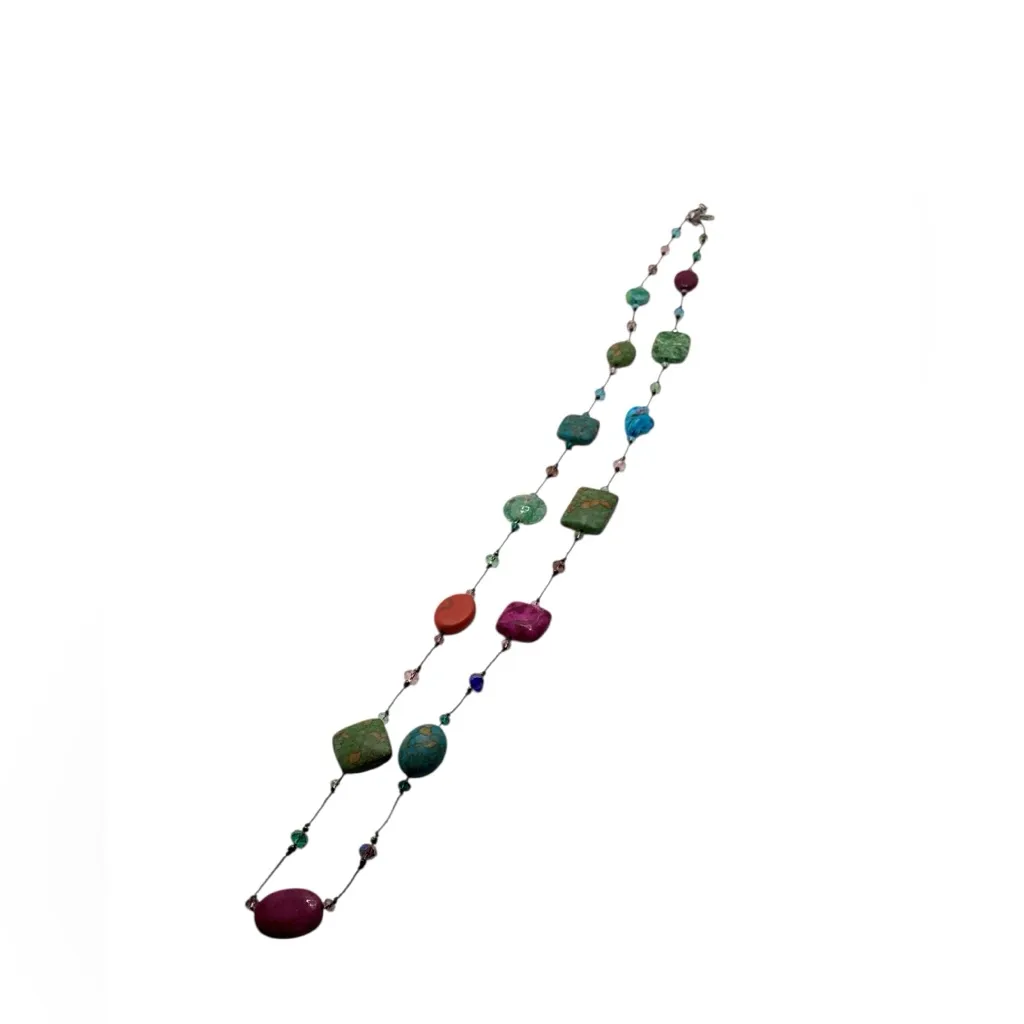 Silpada multi stone and glass necklace - Image 5