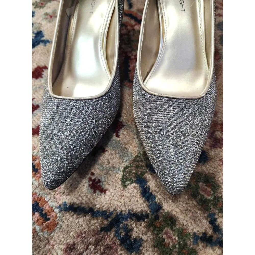 Fioni Night Women's Glittery Heels Size 7.5 - Image 2