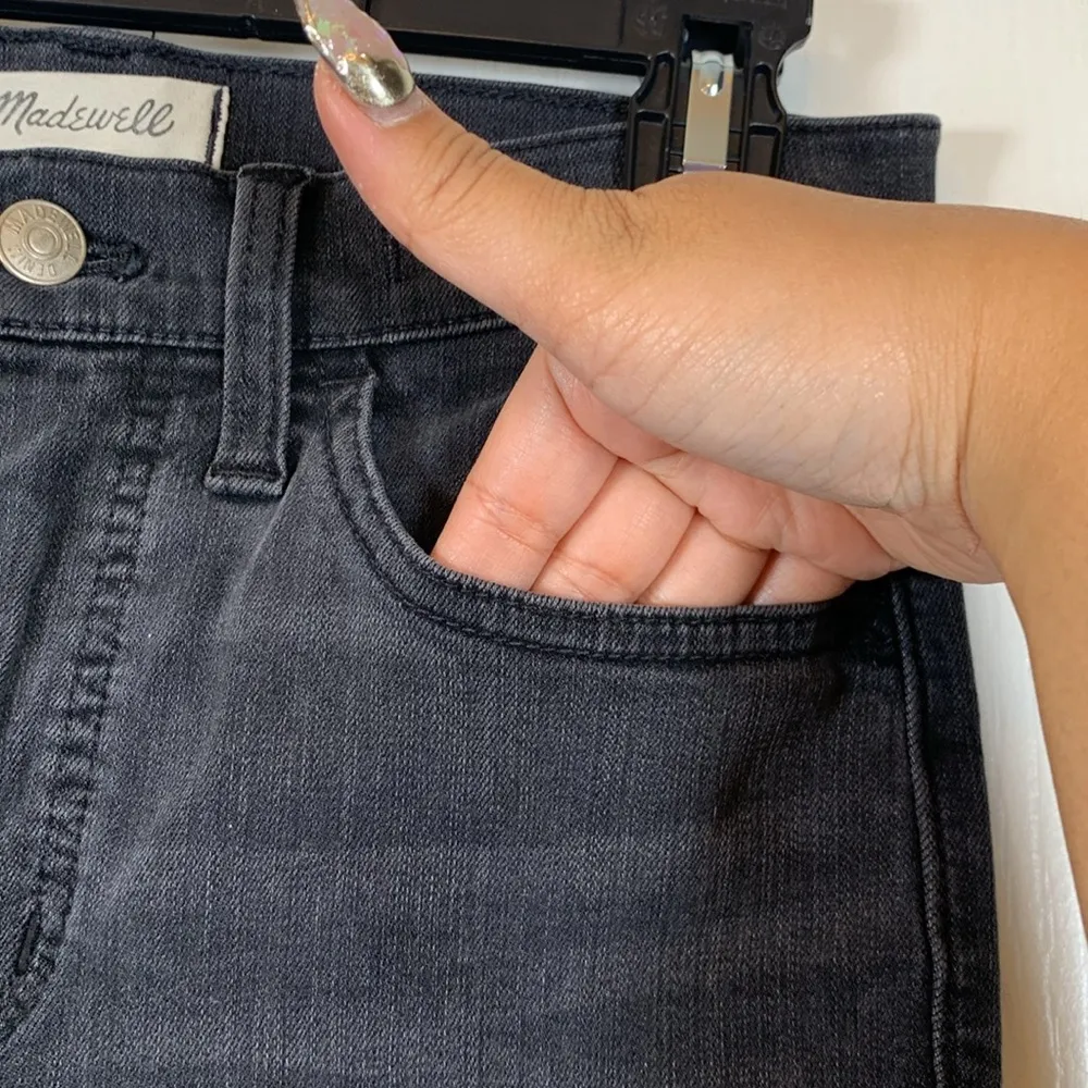 Madewell Roadtripper Black Denim Jeans Size 26 EUC #VEG-0169 - Image 7