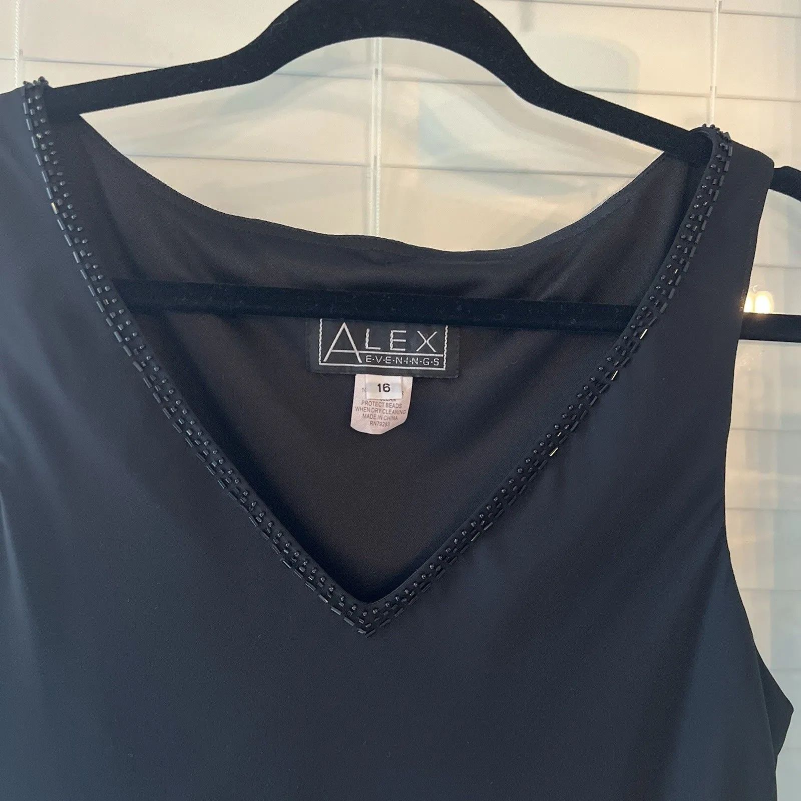 Alex Evenings Maxi Dress Sz 16 - Image 4