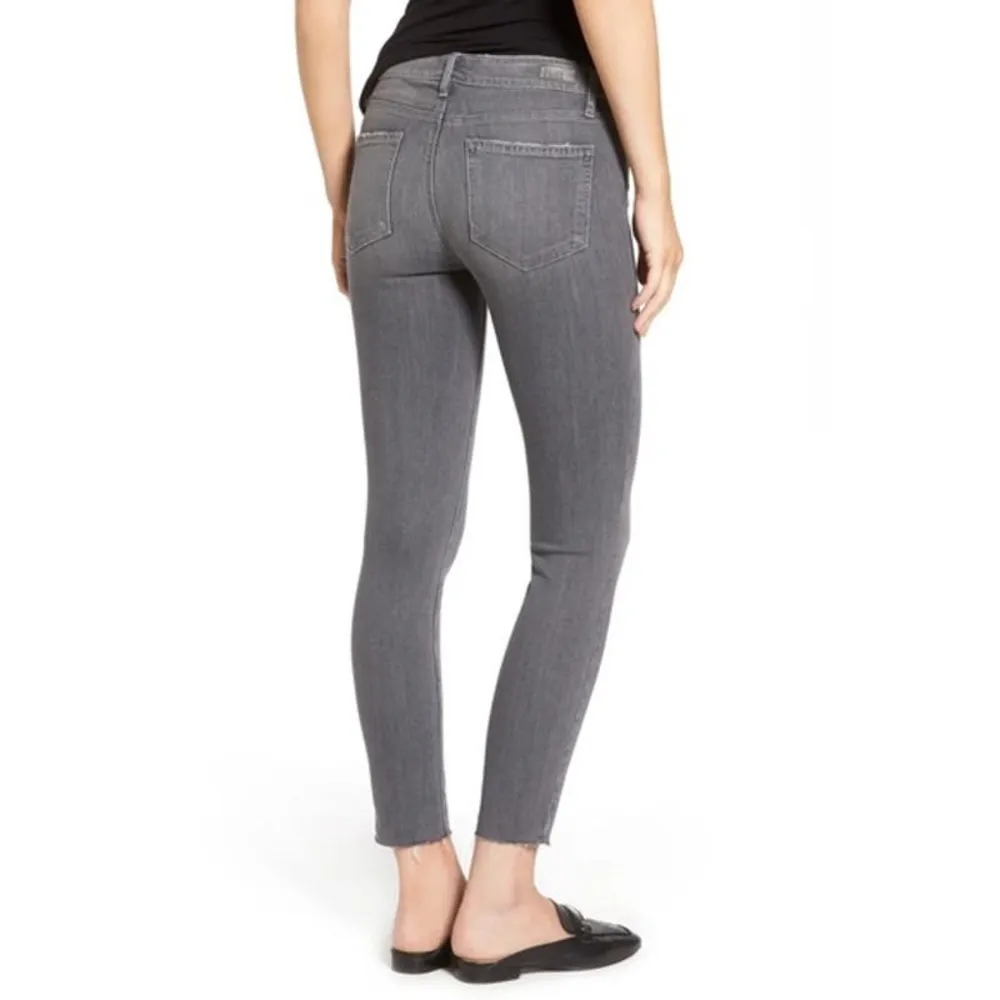 PAIGE | Size 29 | Verdugo Ankle Raw Hem Worn-In Stretch Skinny Jean | MSRP $209 - Image 2